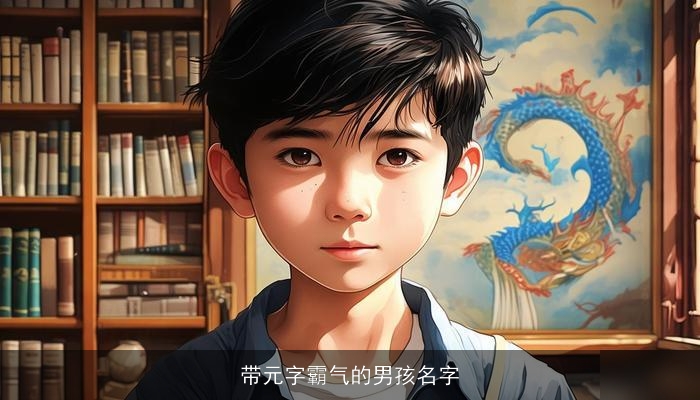 带元字霸气的男孩名字