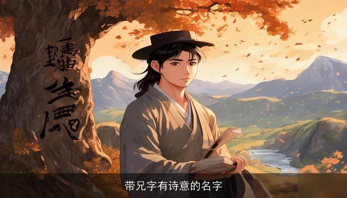 带兄字有诗意的名字