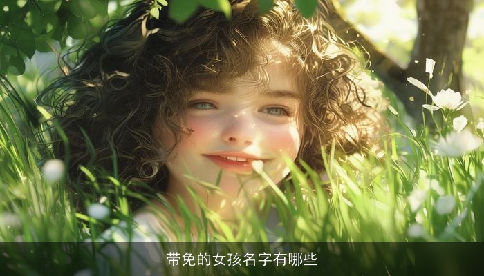 带免的女孩名字有哪些