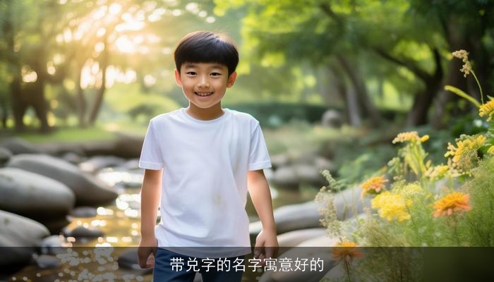 带兑字的名字寓意好的