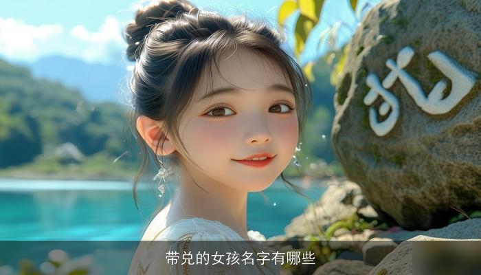 带兑的女孩名字有哪些