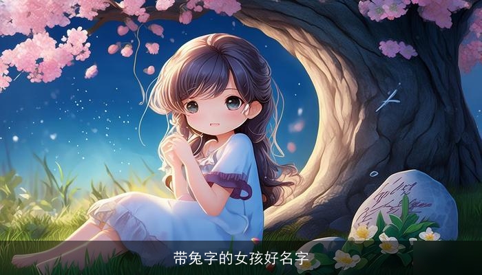 带兔字的女孩好名字