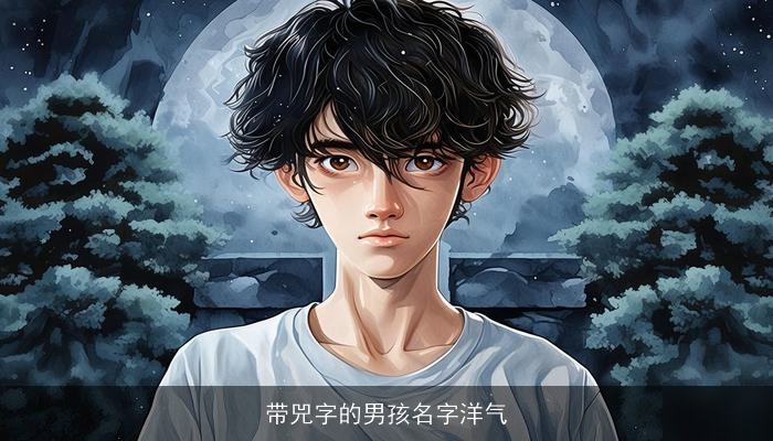 带兕字的男孩名字洋气