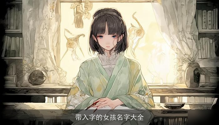 带入字的女孩名字大全