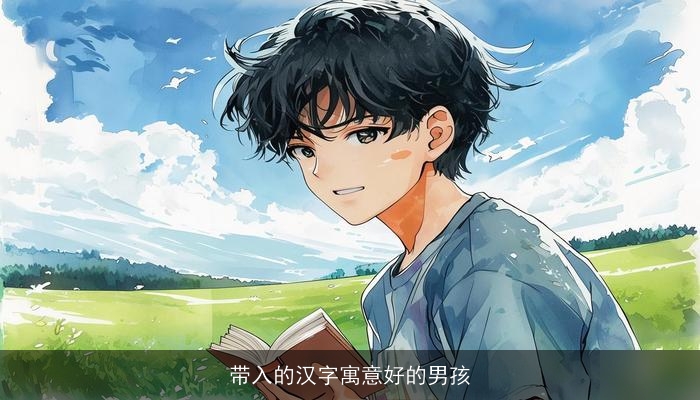 带入的汉字寓意好的男孩