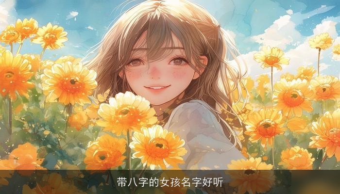 带八字的女孩名字好听