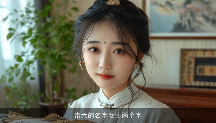 带六的名字女生两个字