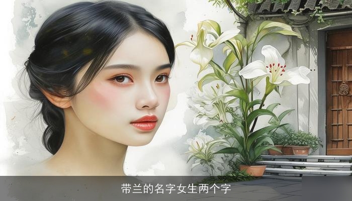 带兰的名字女生两个字
