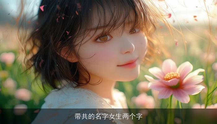 带共的名字女生两个字