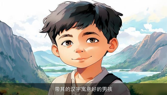 带其的汉字寓意好的男孩
