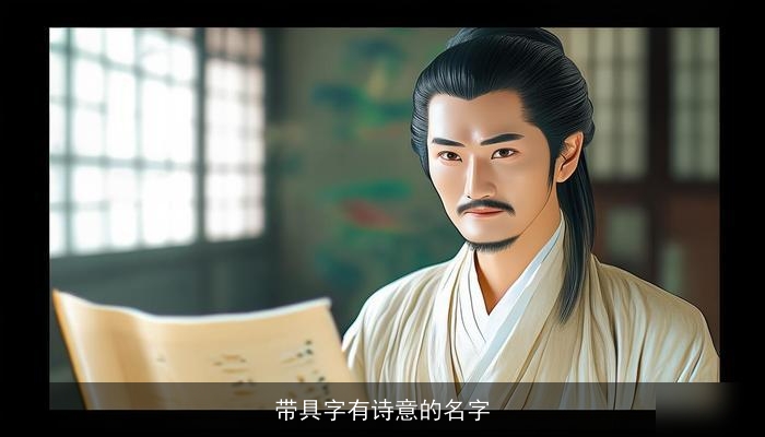 带具字有诗意的名字