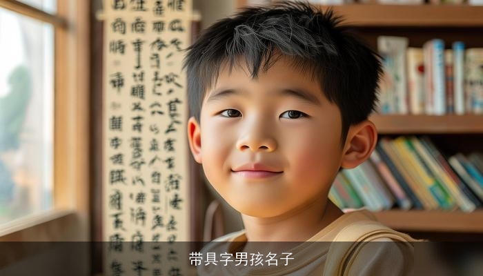带具字男孩名子