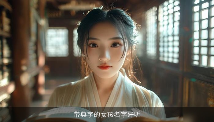 带典字的女孩名字好听