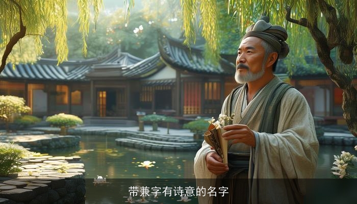 带兼字有诗意的名字