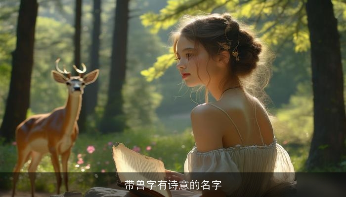 带兽字有诗意的名字