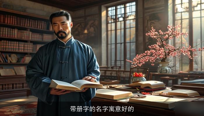 带册字的名字寓意好的