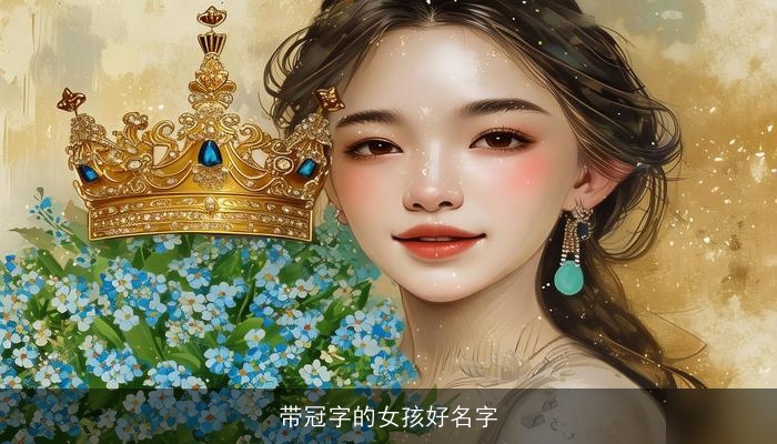 带冠字的女孩好名字