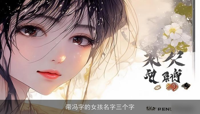 带冯字的女孩名字三个字