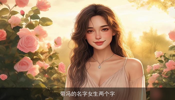 带冯的名字女生两个字
