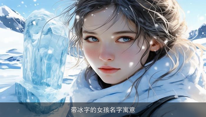 带冰字的女孩名字寓意
