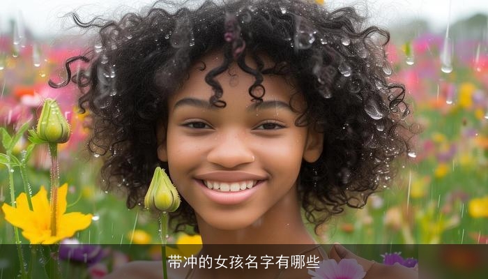 带冲的女孩名字有哪些