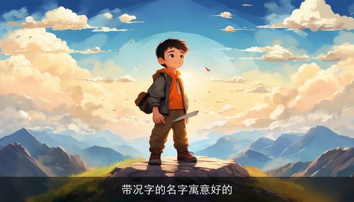 带况字的名字寓意好的