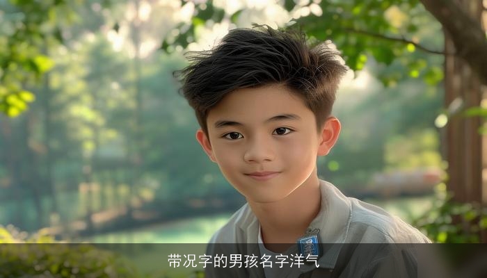 带况字的男孩名字洋气