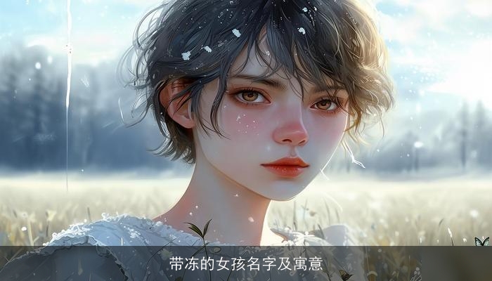 带冻的女孩名字及寓意