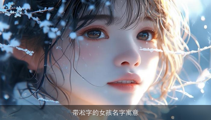 带凇字的女孩名字寓意