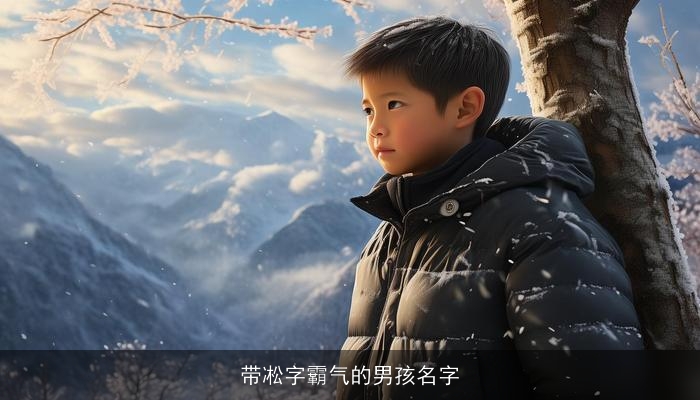 带凇字霸气的男孩名字