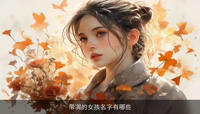 带凋的女孩名字有哪些