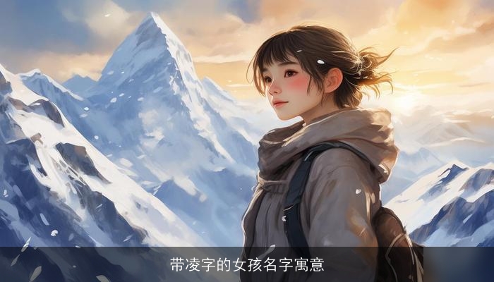 带凌字的女孩名字寓意