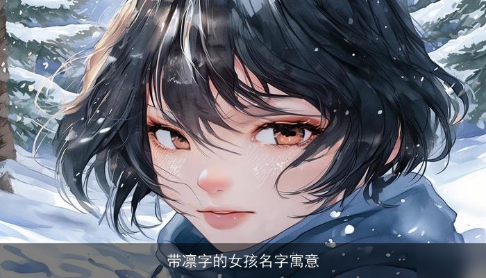 带凛字的女孩名字寓意