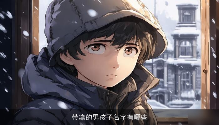 带凛的男孩子名字有哪些