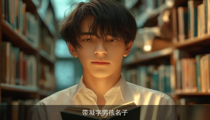 带凝字男孩名子