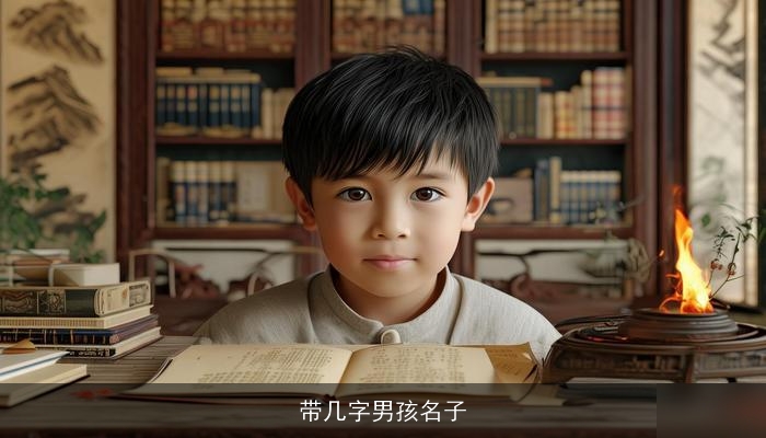 带几字男孩名子