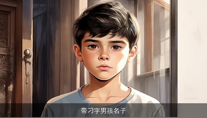带刁字男孩名子