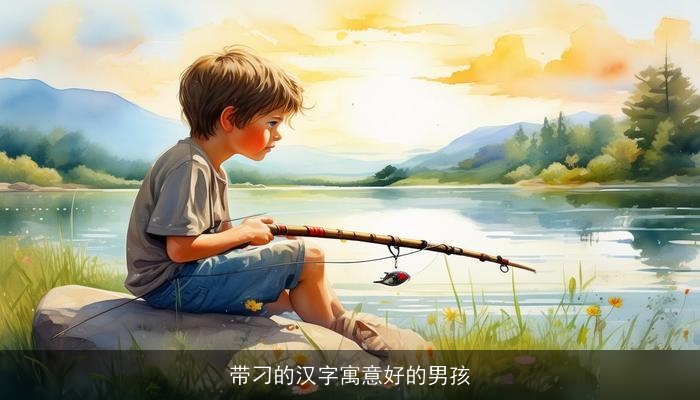 带刁的汉字寓意好的男孩