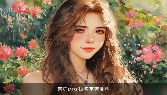 带刃的女孩名字有哪些