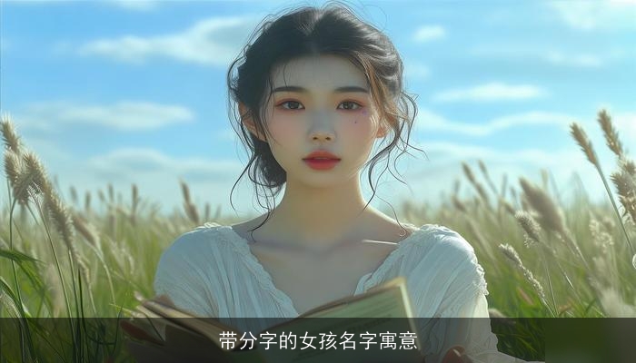 带分字的女孩名字寓意