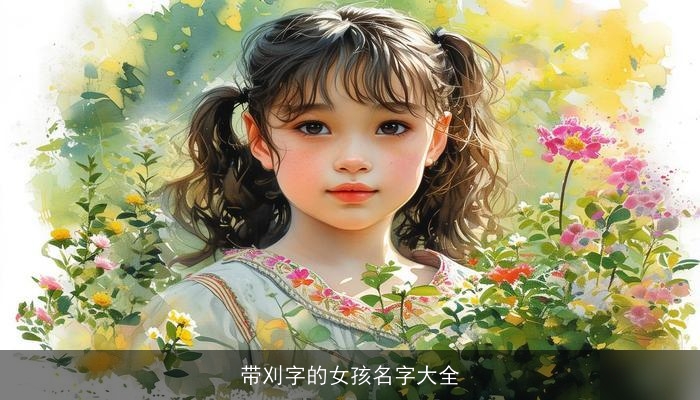 带刈字的女孩名字大全