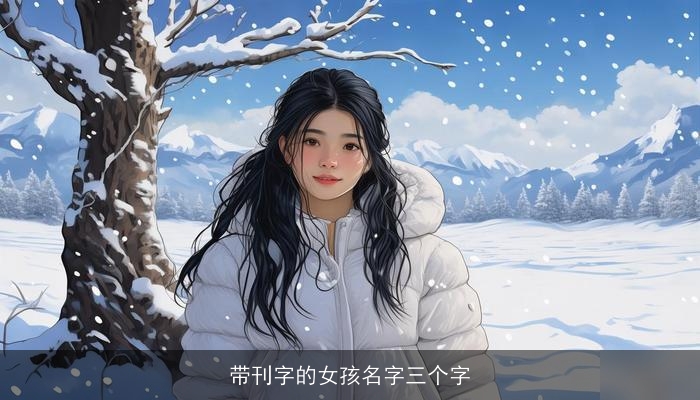 带刊字的女孩名字三个字