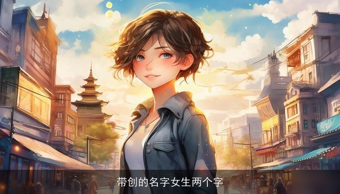 带创的名字女生两个字