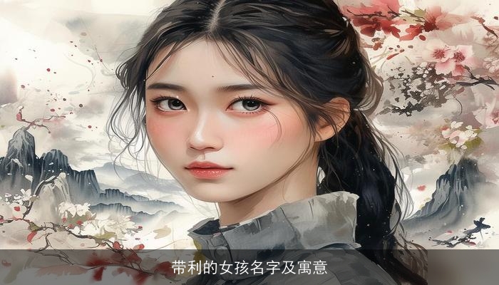 带利的女孩名字及寓意