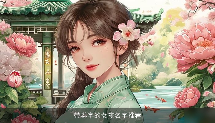 带券字的女孩名字推荐