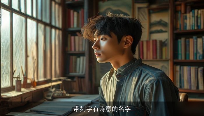带刿字有诗意的名字