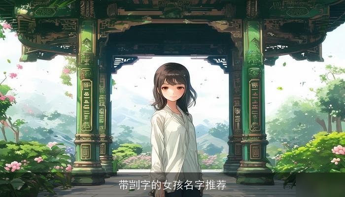 带剀字的女孩名字推荐