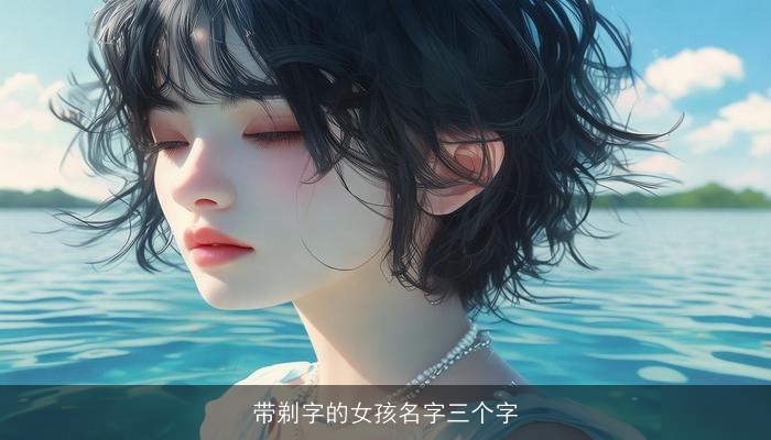 带剃字的女孩名字三个字