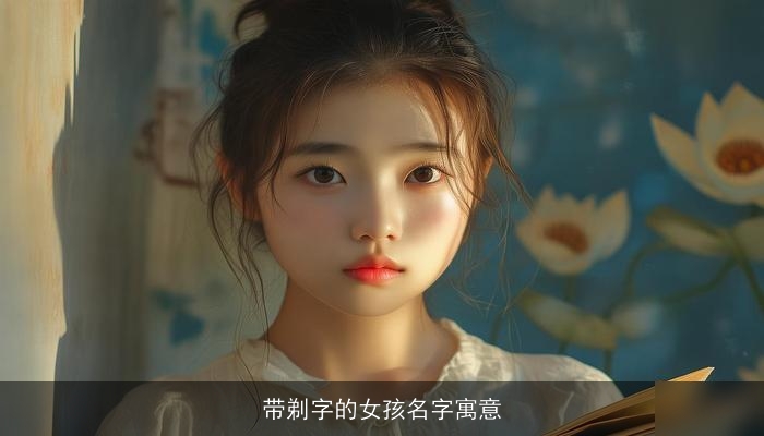 带剃字的女孩名字寓意