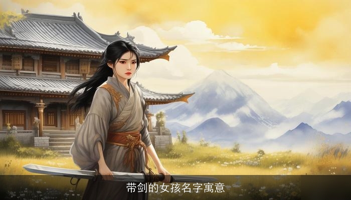 带剑的女孩名字寓意
